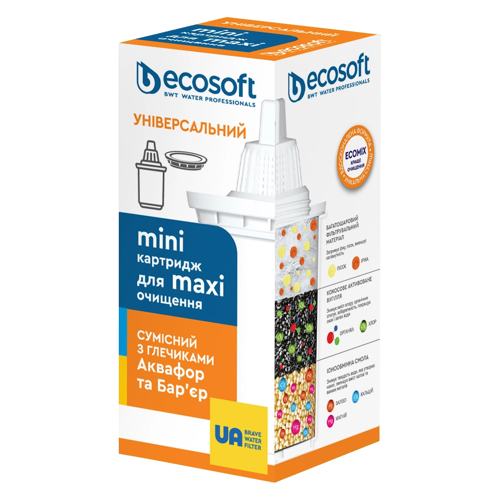 Ko'za filtrlari uchun ecosoft universal kartrij sotib olish