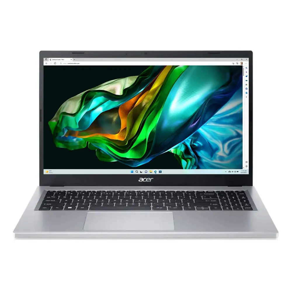 Acer Aspire Ryzren 3-7320U, DDR4 4Gb, SSD 256Gb, FullHD,15.6" Silver Noutbuki sotib olish