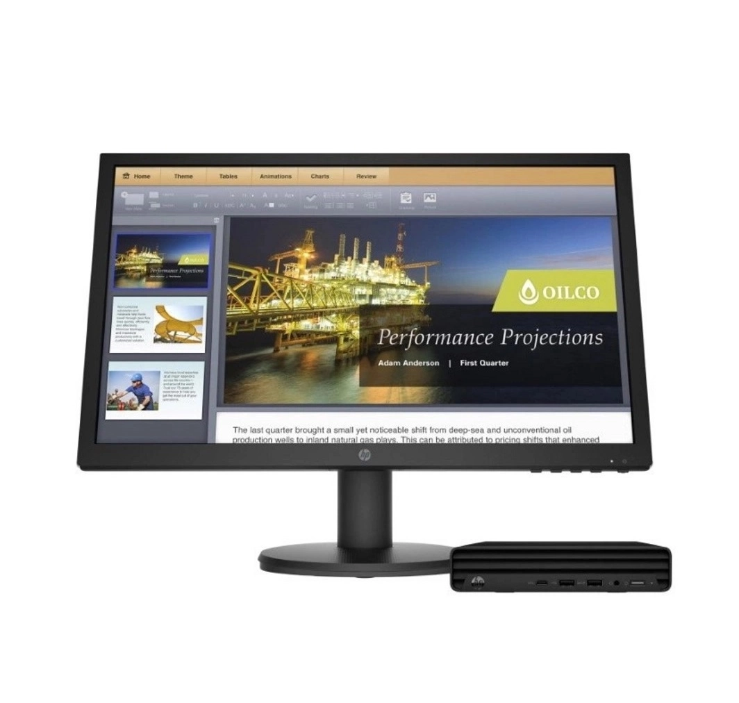 Комплект компьютер HP 260 G4 DM + монитор HP P24v 23.8" FHD/ Core i3-10110U/ 8GB/ 512GB/ noODD sotib olish