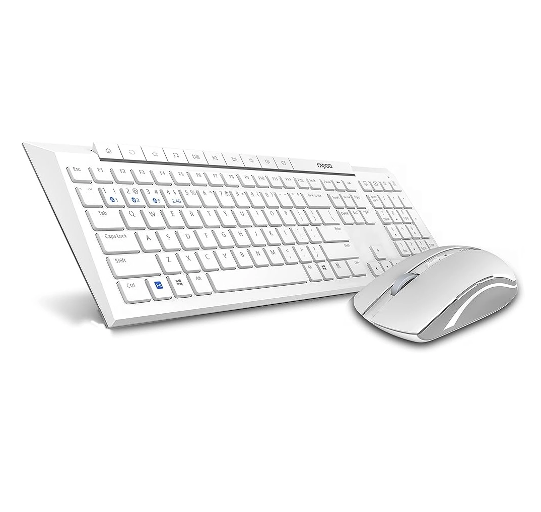 Rapoo 8210M White klaviatura va sichqonchasi sotib olish