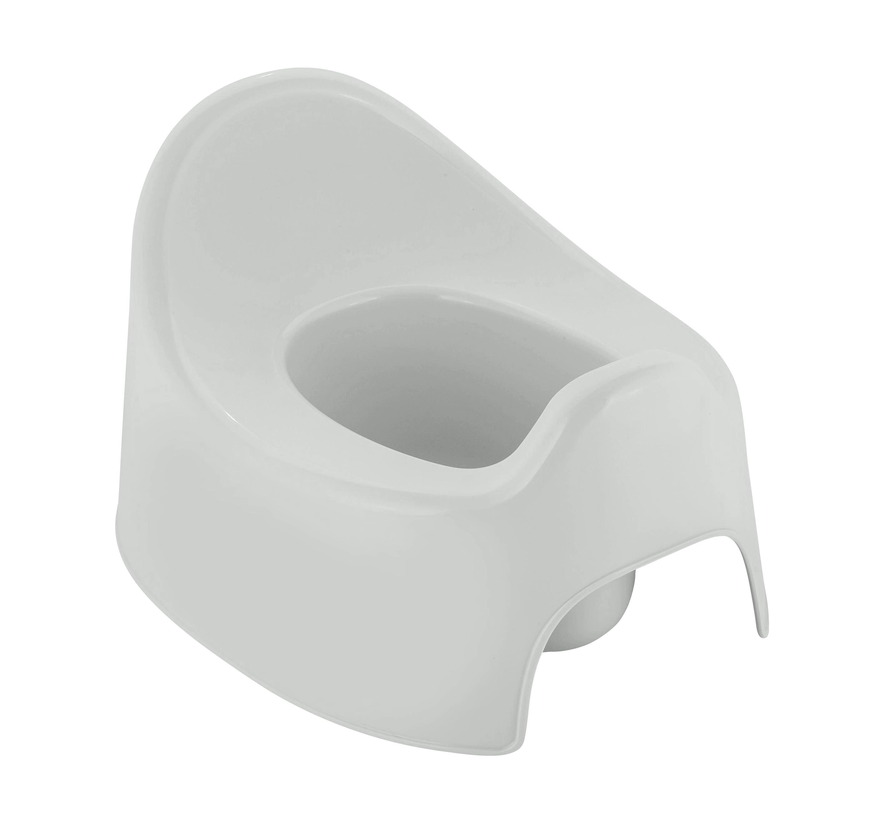 Горшок детский Lalababy Follow Me, защита от брызг cерое пёрышко купить