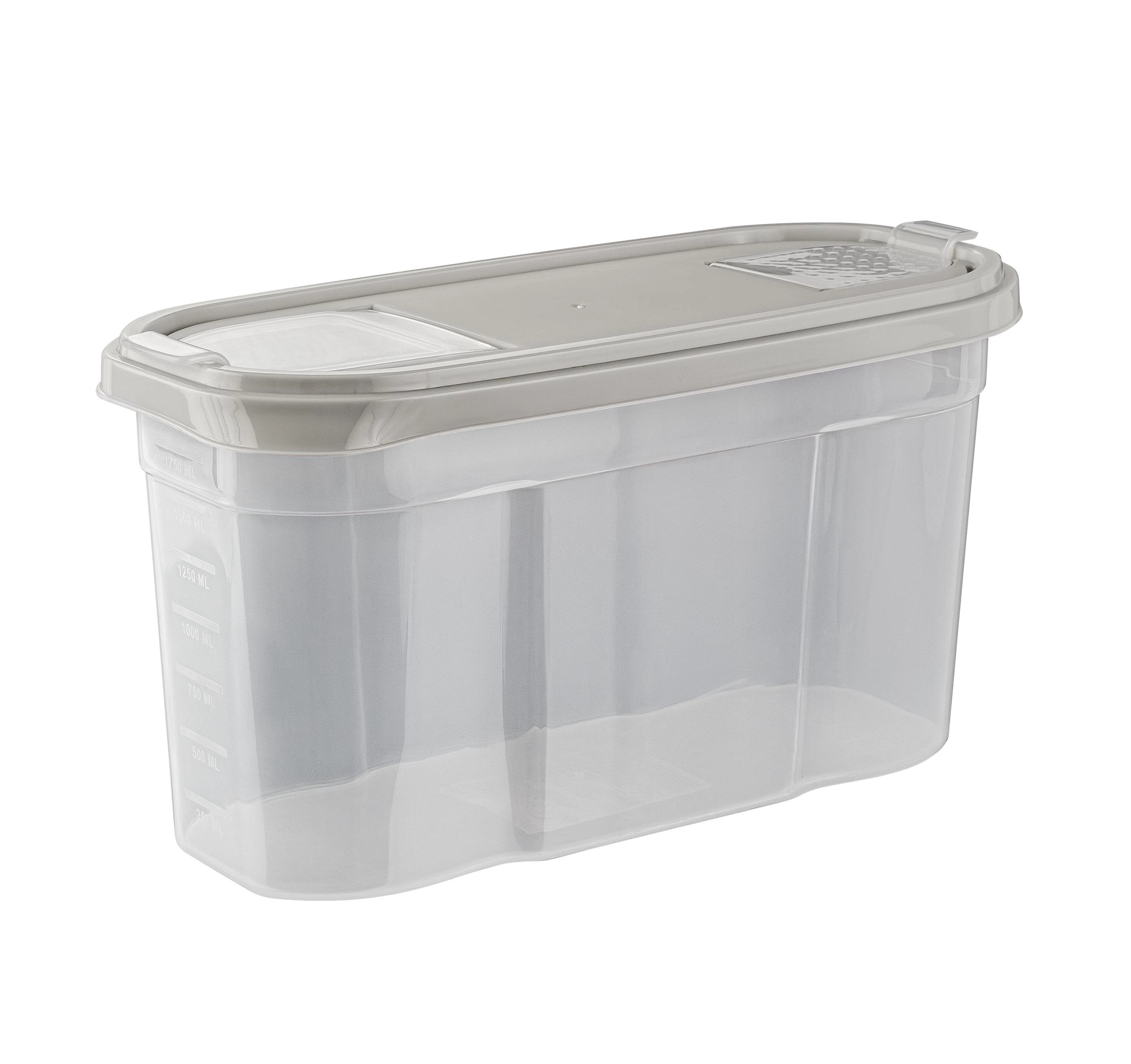 Банка для сыпучих продуктов Plast Team BERGEN, с дозаторами для разных видов продуктов, 2л, 245х105х133 купить