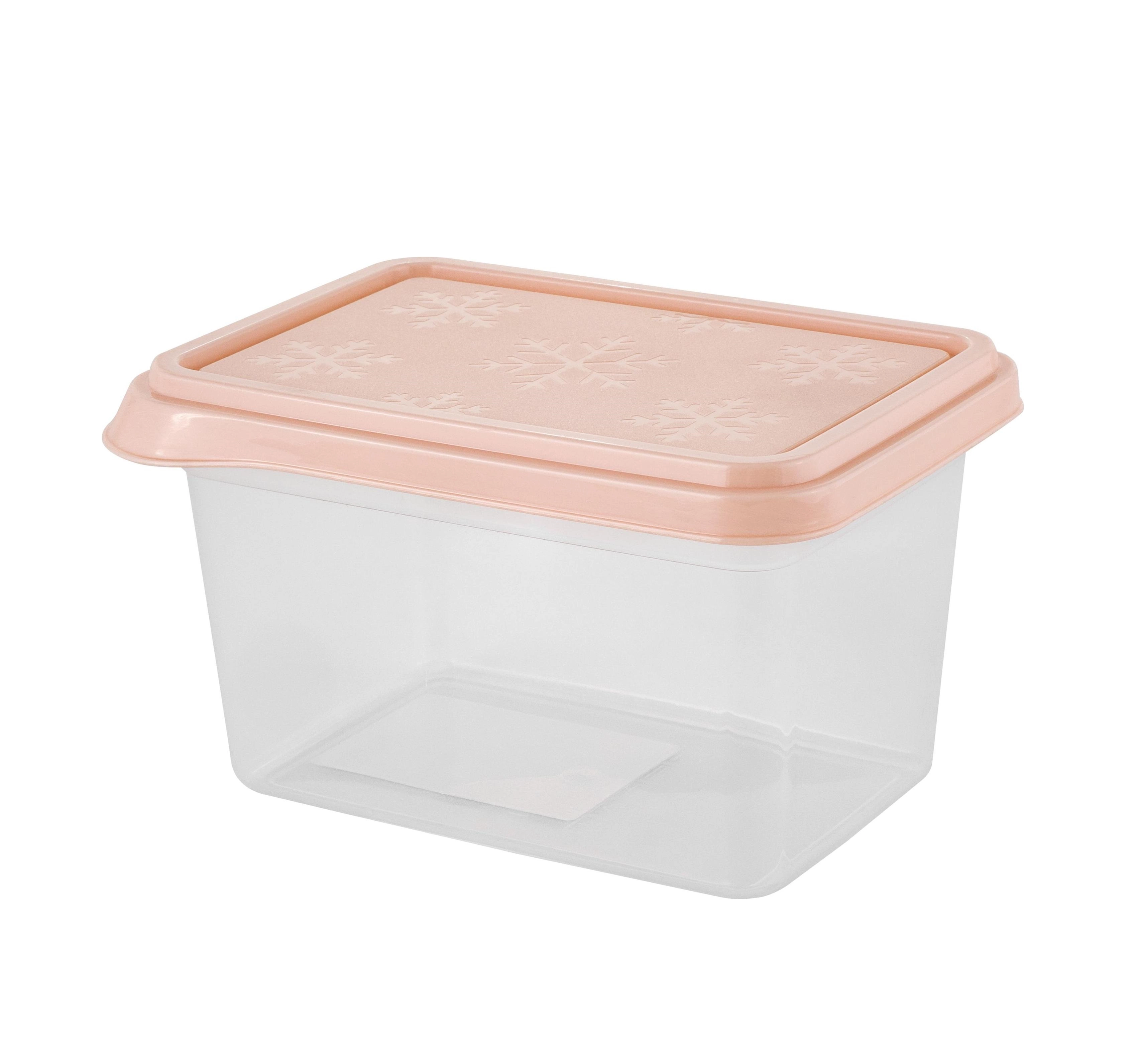 Контейнер для продуктов Plast Team BERGEN, 143х98х84 Персиковая карамель купить