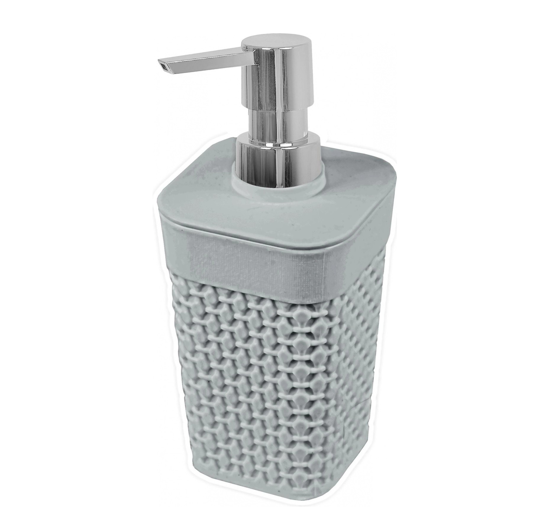 Plast Team OSLO rusumli suyuq sovun uchun dozator, 75x58x166 o‘lchamli, Bo‘ron kulrang rangda sotib olish