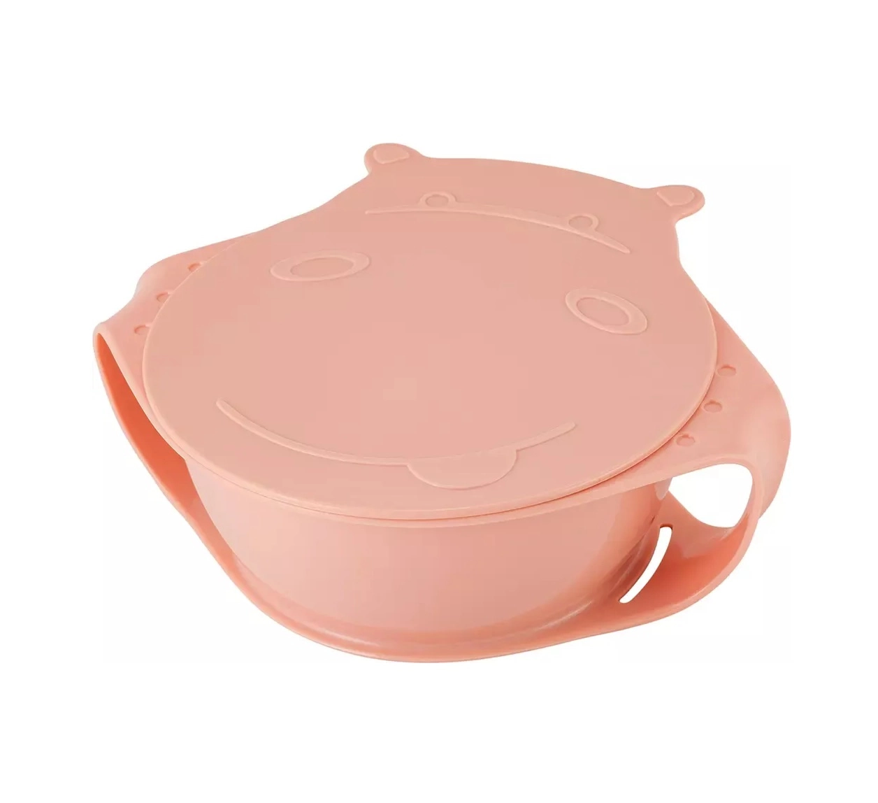 Qopqoqli bolalar likopchasi Lalababy Play with Me Hello, Hippo! shaftoli karameli - rasm №2 Qopqoqli bolalar likopchasi Lalababy Play with Me Hello, Hippo! shaftoli karameli sotib olish