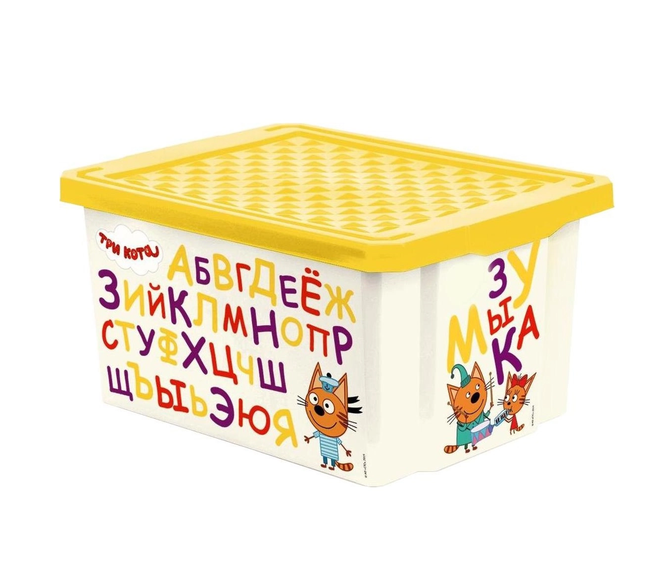 Детский ящик Lalababy Superstar, 17л, 405х305х210 Три кота купить