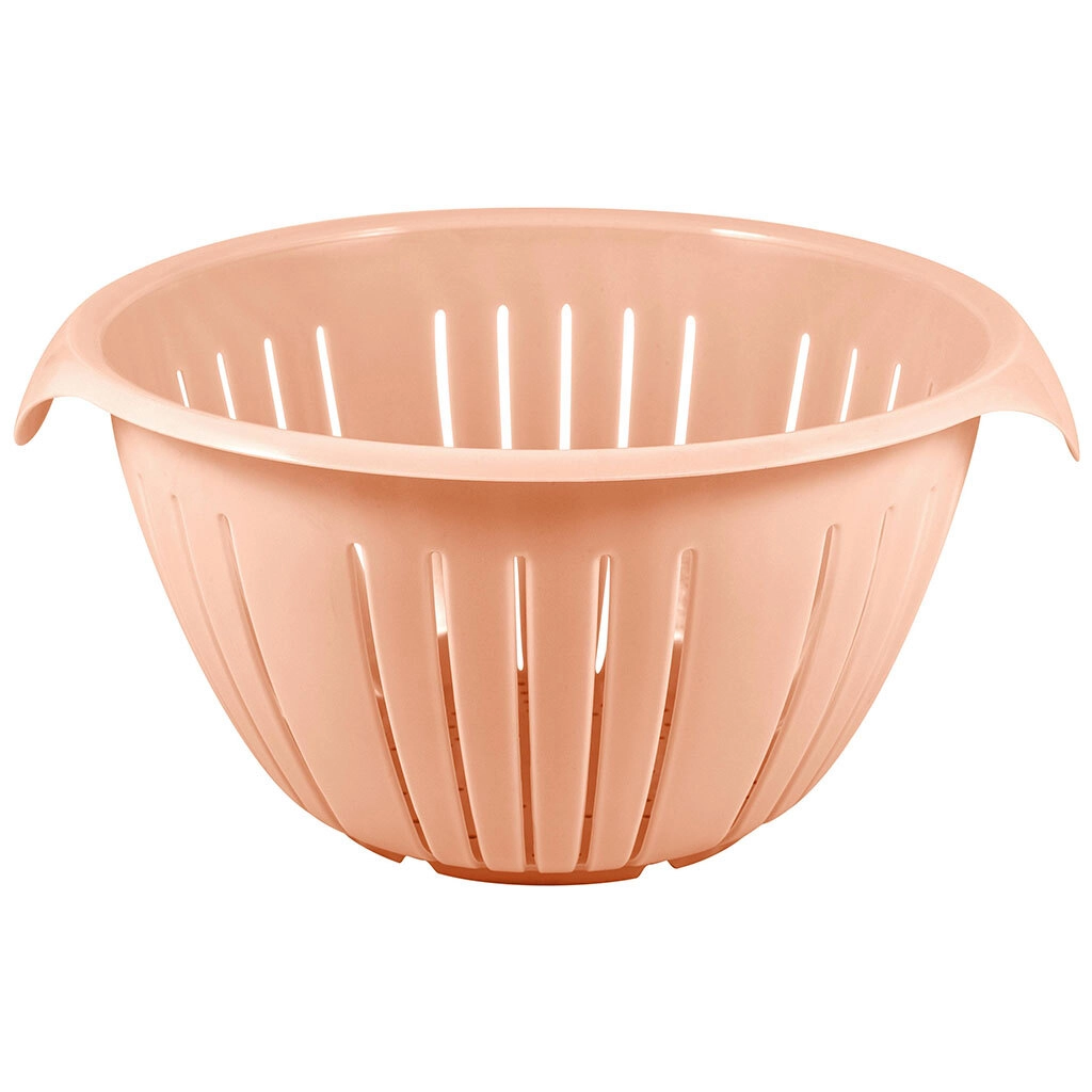 Дуршлаг Plast Team STOCKHOLM, с ножками и двумя ручками, 2л персиковая карамель купить