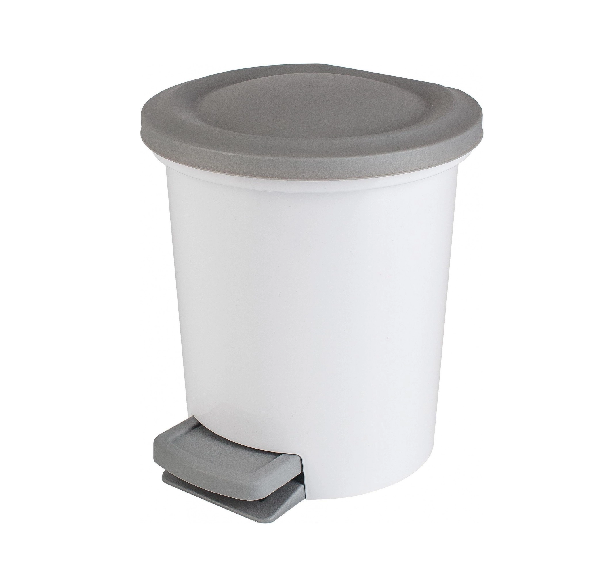 Мусорное ведро с педалью Spin&Clean Vogue с внутренним ведром, 6л белый sotib olish