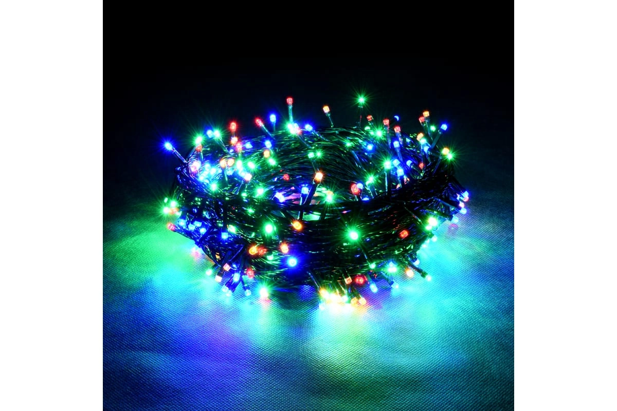 Гирлянда Vegas нить 50 разноцветных LED ламп контроллер 8 режимов купить