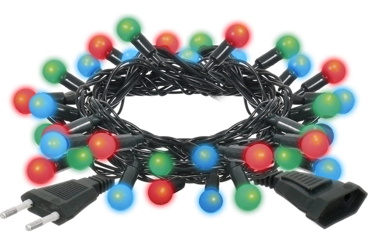 Гирлянда VEGAS Шарики 30 разноцветных мигающих LED ламп купить