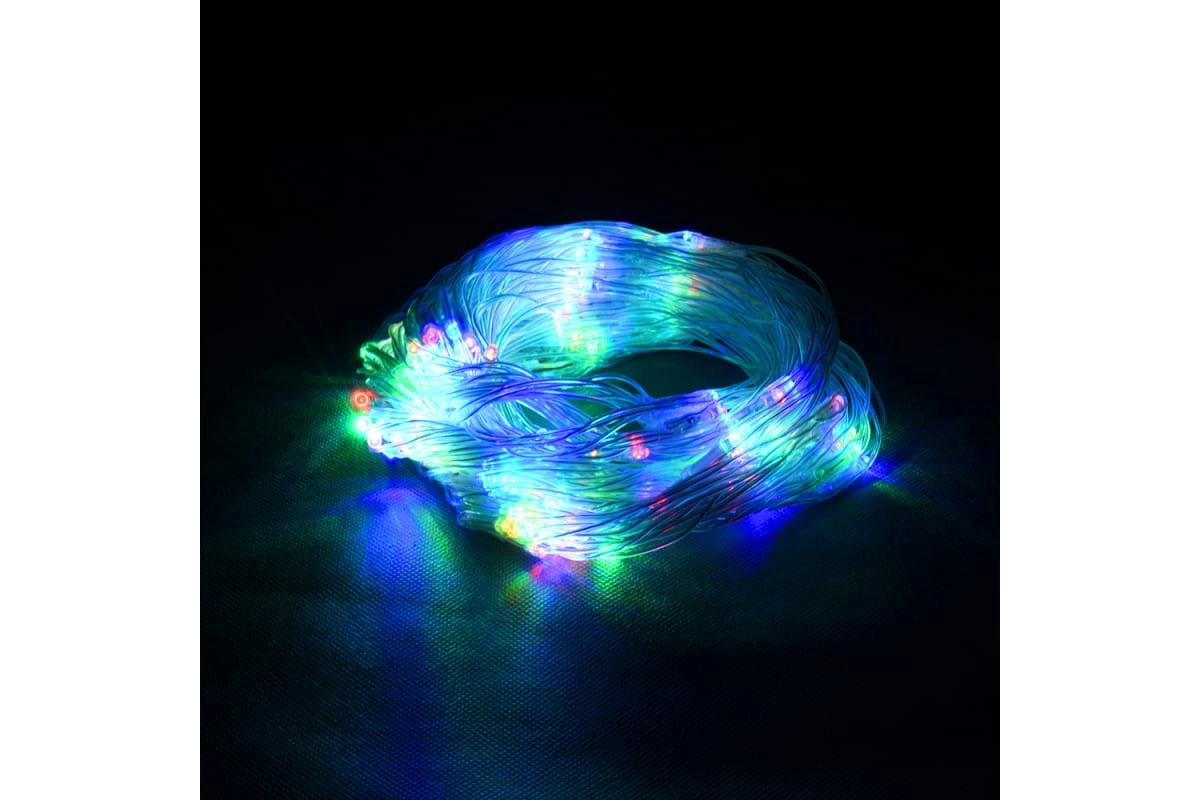 Гирлянда VEGAS Сеть 176 разноцветных ламп контроллер 8 режимов sotib olish