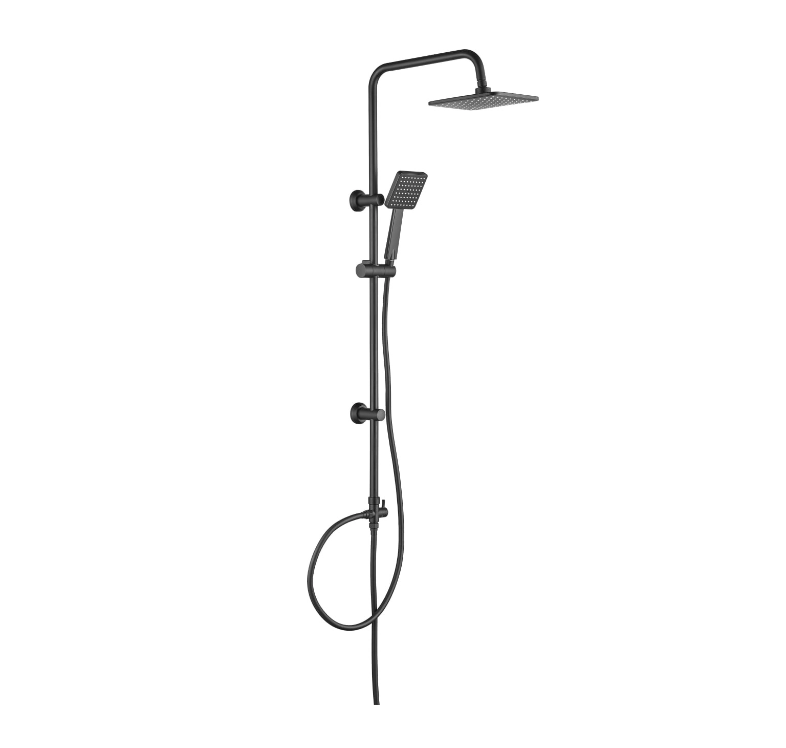 Душевая система Deante Neo BORO 1 функция Черный NER_N51K купить