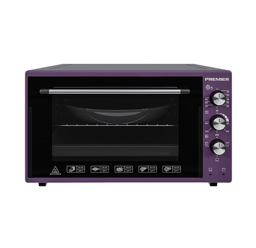 Мини-печь Premier PRM-MED36 Фиолетовая sotib olish