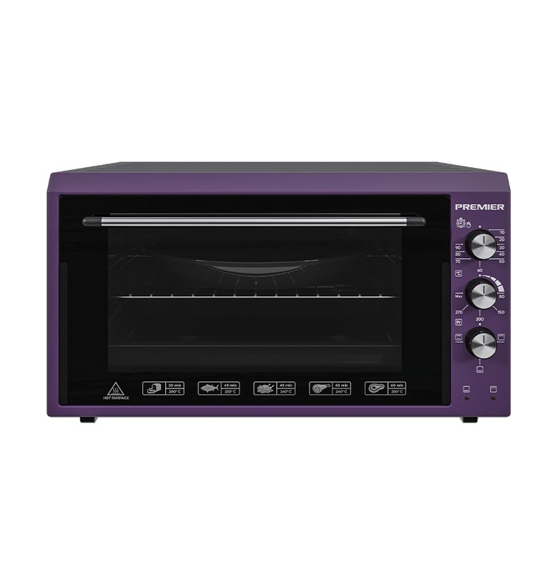 Мини-печь Premier PRM-MED45 Фиолетовая sotib olish