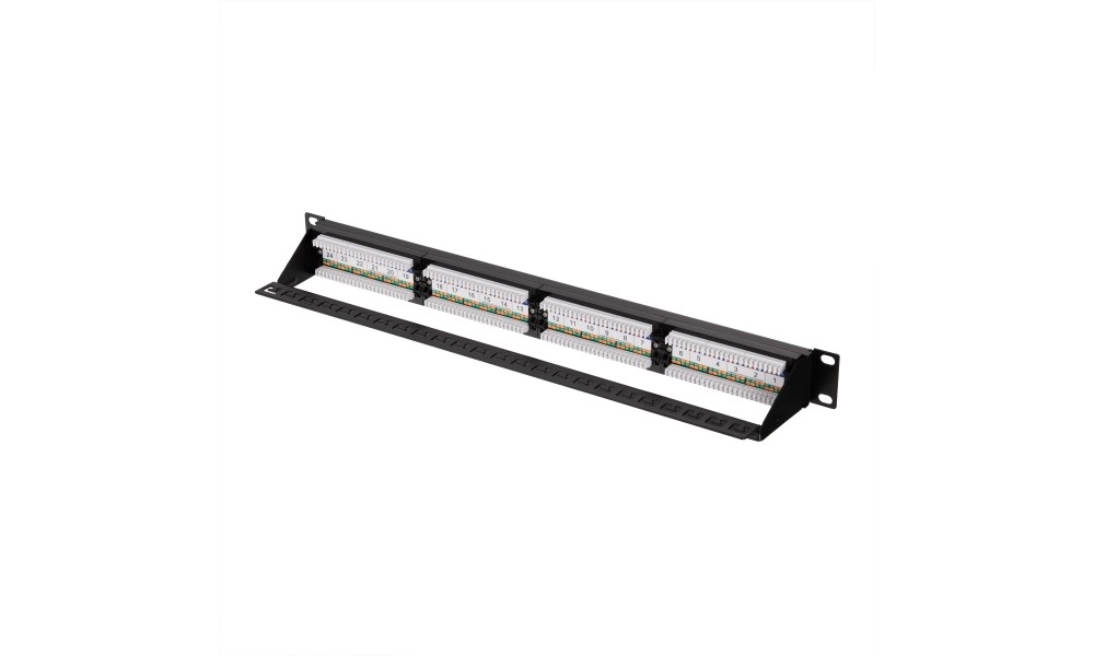 Патч-панель 2E САТ 6, UTP, 19", 1U, 24 порта, собранная недорого