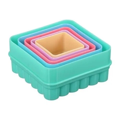 Формочки для печенья MARMITON "Квадрат" 4-8 см, 5 шт, пластик /144/24 купить