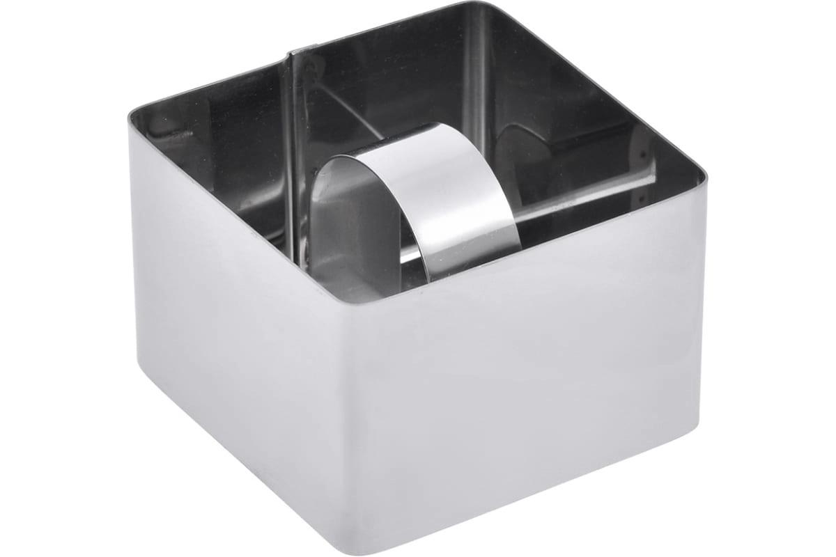 Форма с прессом для выкладки салатов и гарниров MARMITON квадратная 8х8х4 см 17094 sotib olish