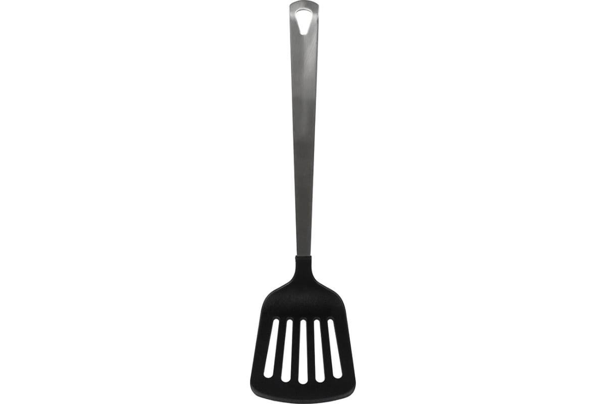 Нейлоновая лопатка MARMITON 72/12 с отверстиями, железная ручка, 29.5 см 17344 sotib olish