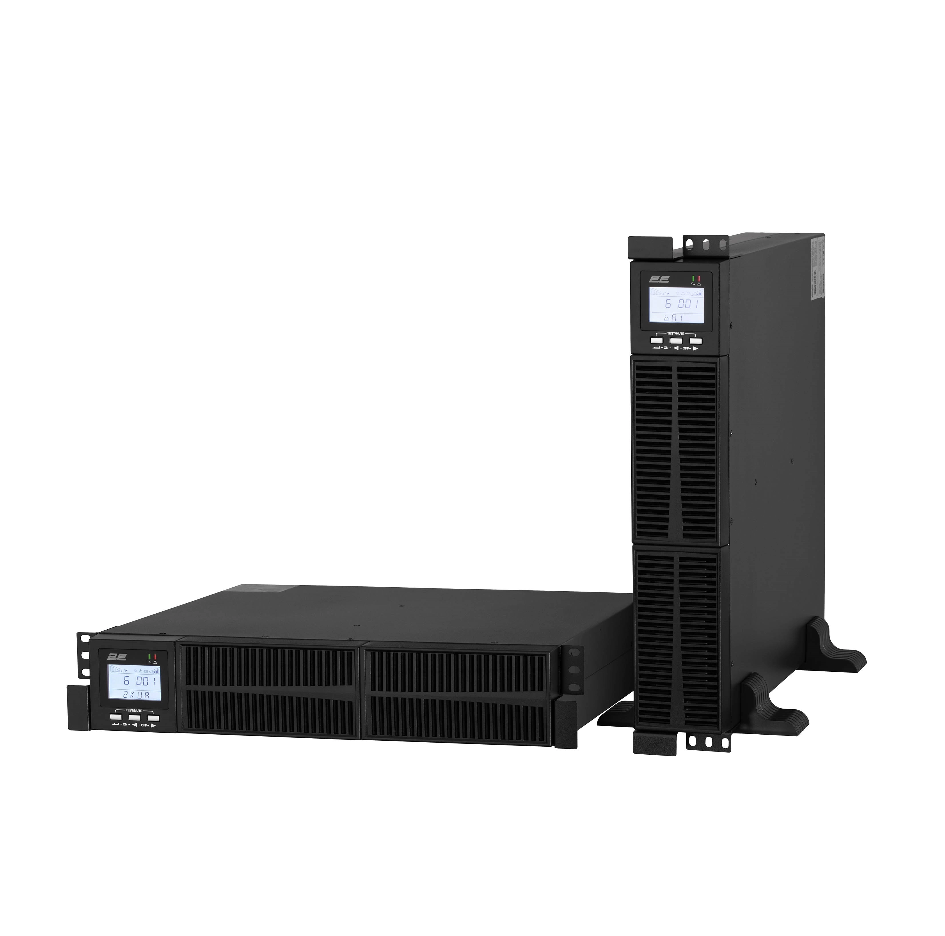 Источник бесперебойного питания 2E OD2000RT, 2000VA/1800W, RT2U, LCD, USB, 4XSCHUKO 2E-OD2000RT купить