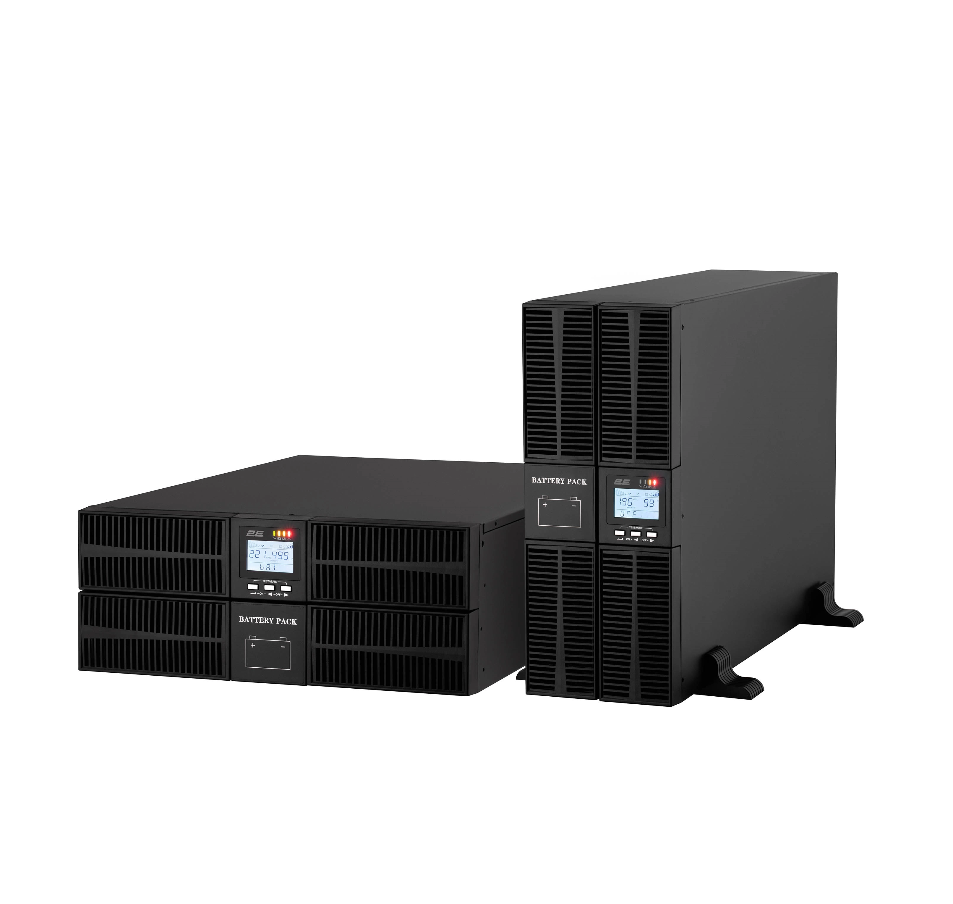 Источник бесперебойного питания 2E SD6000RT, 6KVA/6KW, RT4U, LCD, USB, TERMINAL IN&OUT 2E-SD6000RT купить