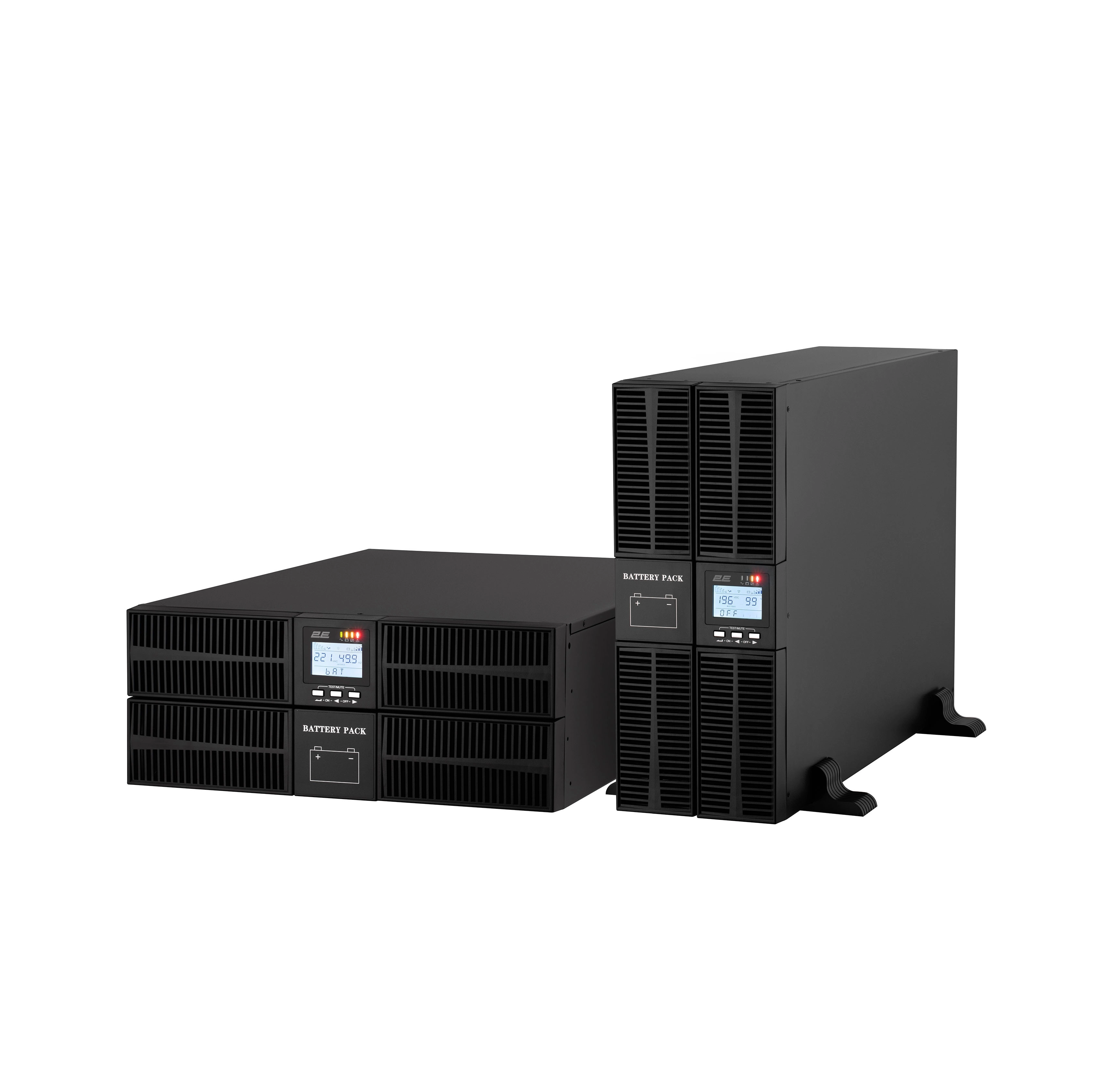 Источник бесперебойного питания 2E SD10000RT, 10KVA/10KW, RT4U, LCD, USB, TERMINAL IN&OUT 2E-SD10000RT купить