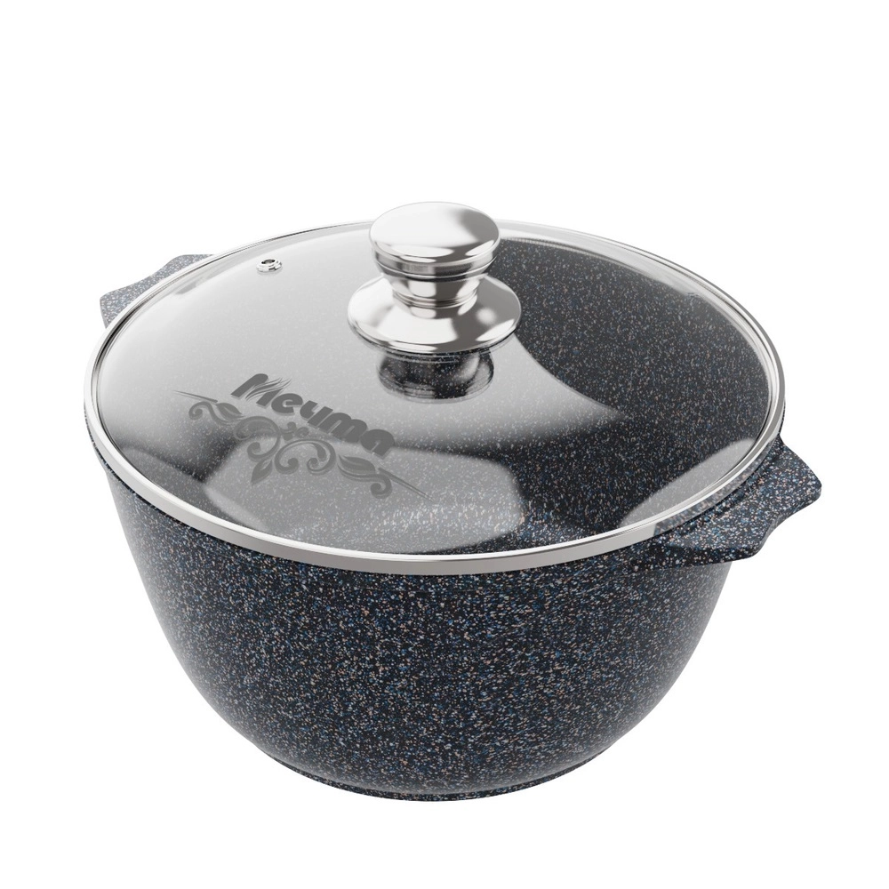 Pan "orzu" granit qopqog'i bilan 1 l Star Ultra kulrang sotib olish