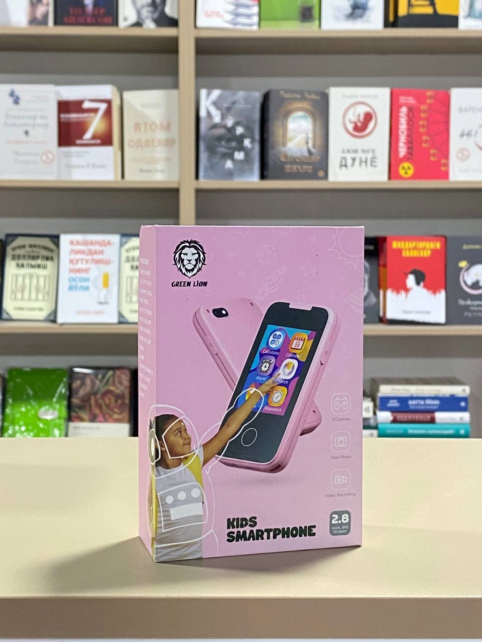 Green Lion Kids Smart Phone 2.8"  bolalar uchun smartfon pushti O'zbekistonda