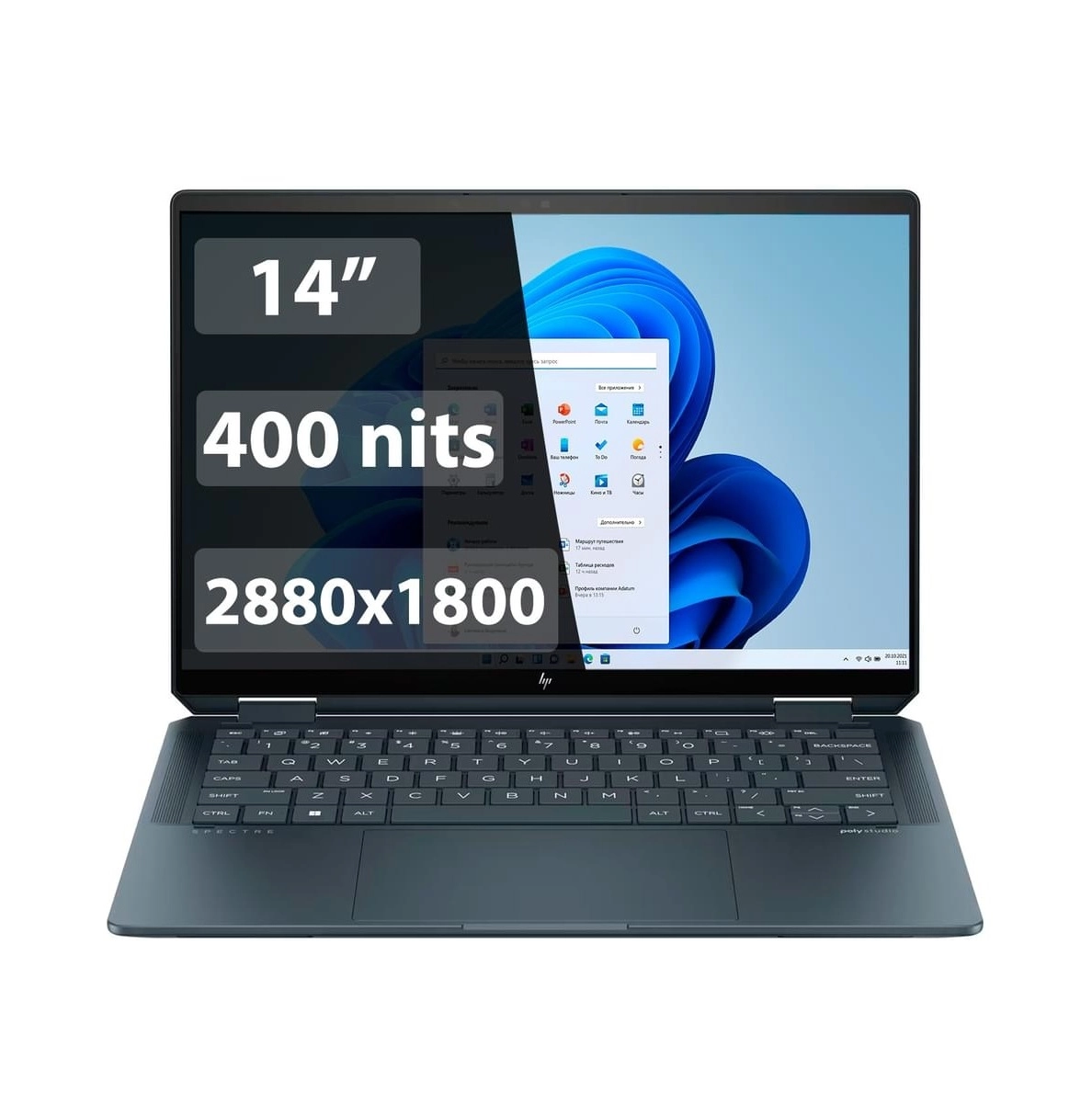 Ноутбук HP Spectre x360 / Ultra 5-125H / DDR5 16GB / SSD 1TB / Intel Arc / Touch 14.0 2.8K (2880x1800) OLED 120Hz / W11H купить