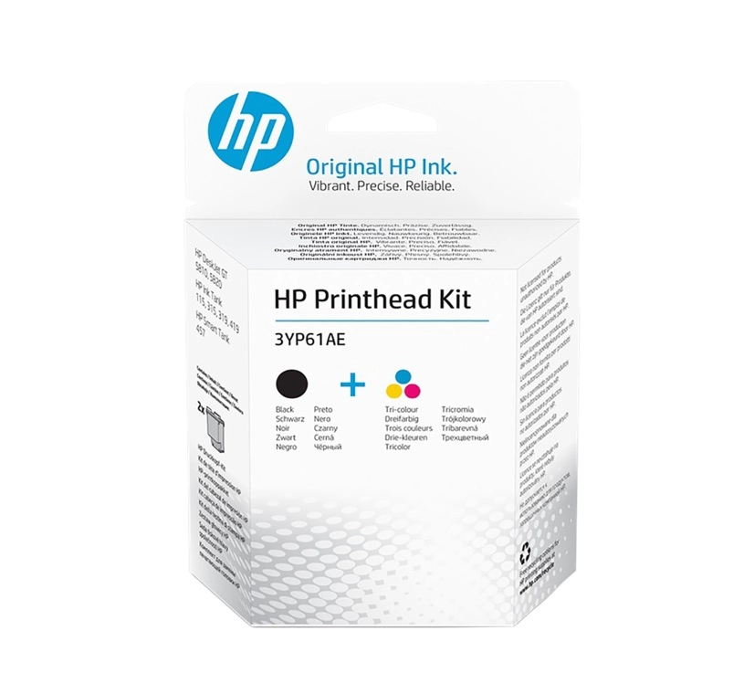 Комплект печатающих головок HP GT 3YP61AE (черная и трехцветная) купить