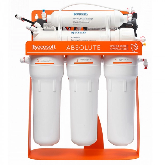 Фильтр обратного осмоса Ecosoft Absolute с помпой на станине sotib olish
