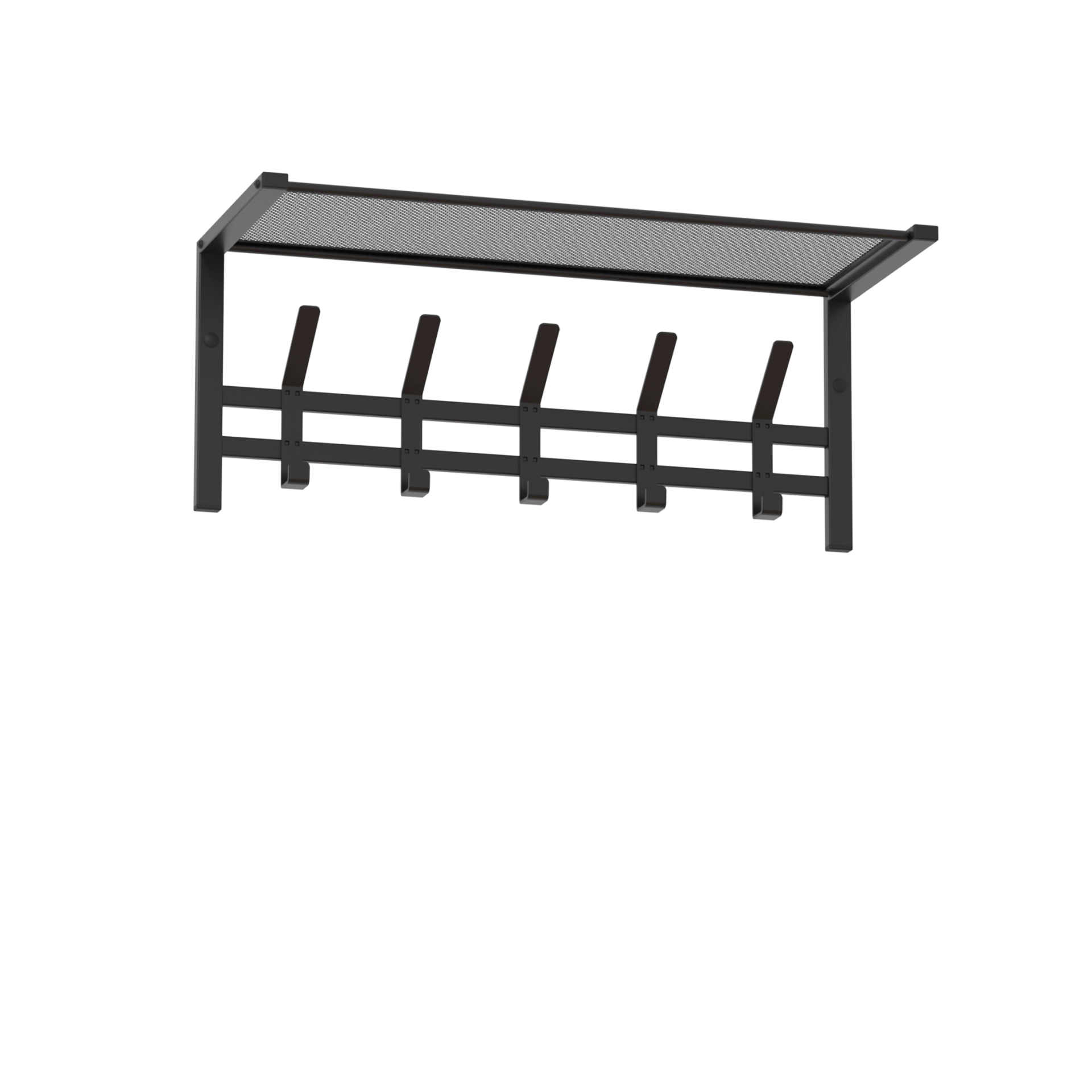 Вешалка с полкой "Торонто 21", Black купить