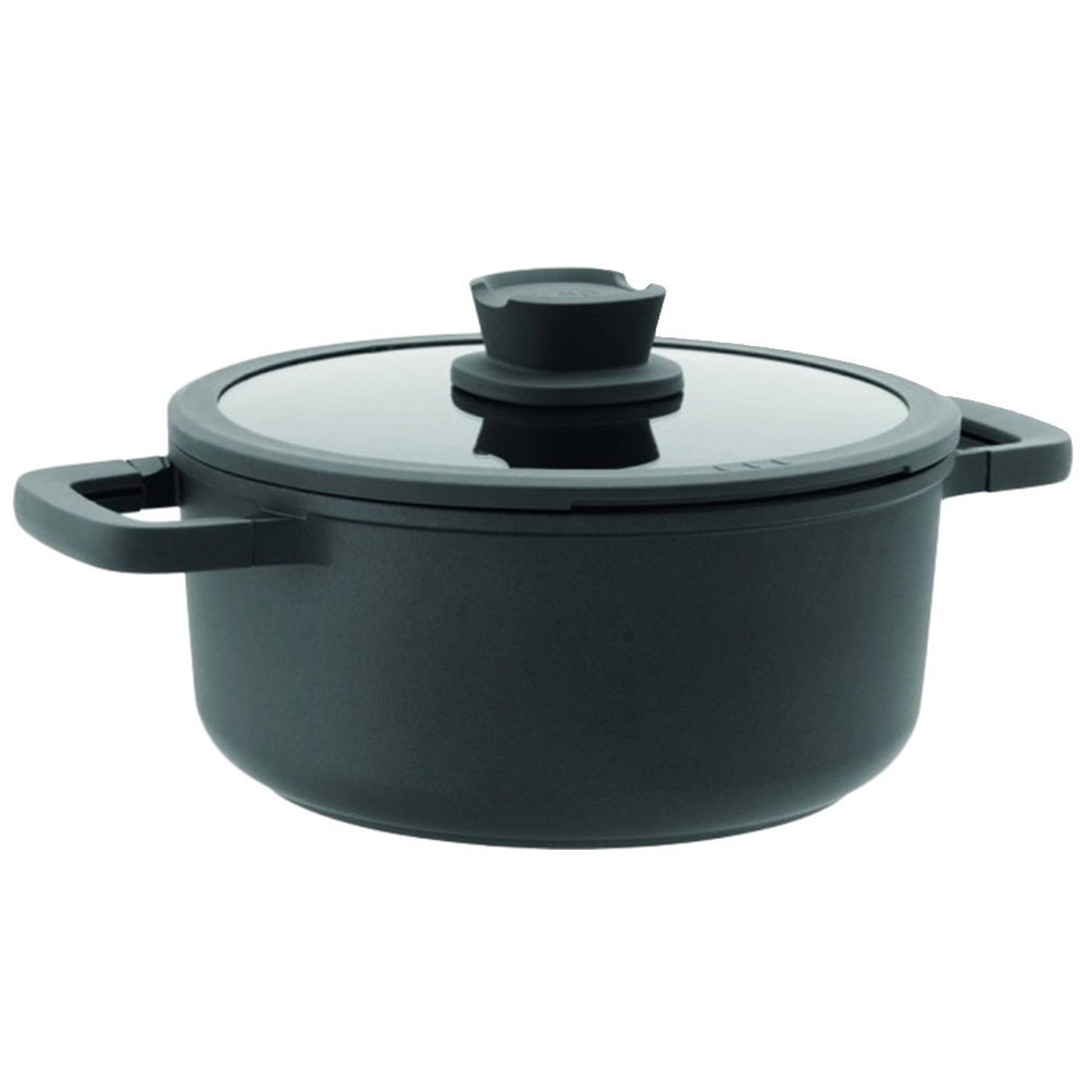 Кастрюля с антипригарным покрытием BergHOFF LEO STONE 24 см 4,4 л купить