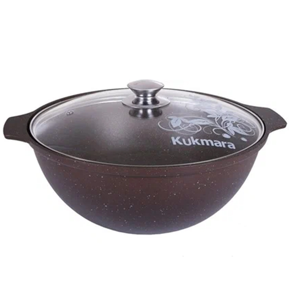 Kukmara jigarrang shisha qopqoqli palov qozoni 3,5 l (kmt37a) sotib olish