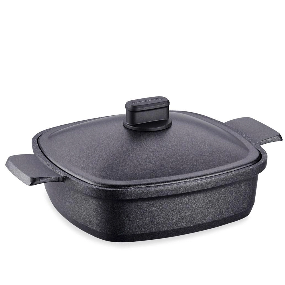 Korkmaz Casterra квадратный чугунный казан 26x26x7 (A2584) купить