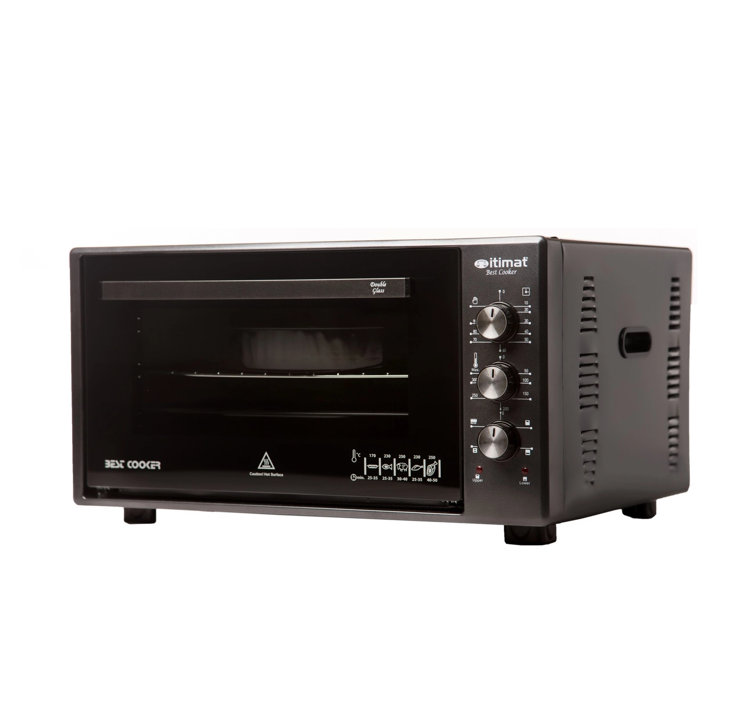 Мини-печь Itimat I-28DCGL 45L (с грилем) Мокрый асфальт - rasm №2 Мини-печь Itimat I-28DCGL 45L (с грилем) Мокрый асфальт sotib olish