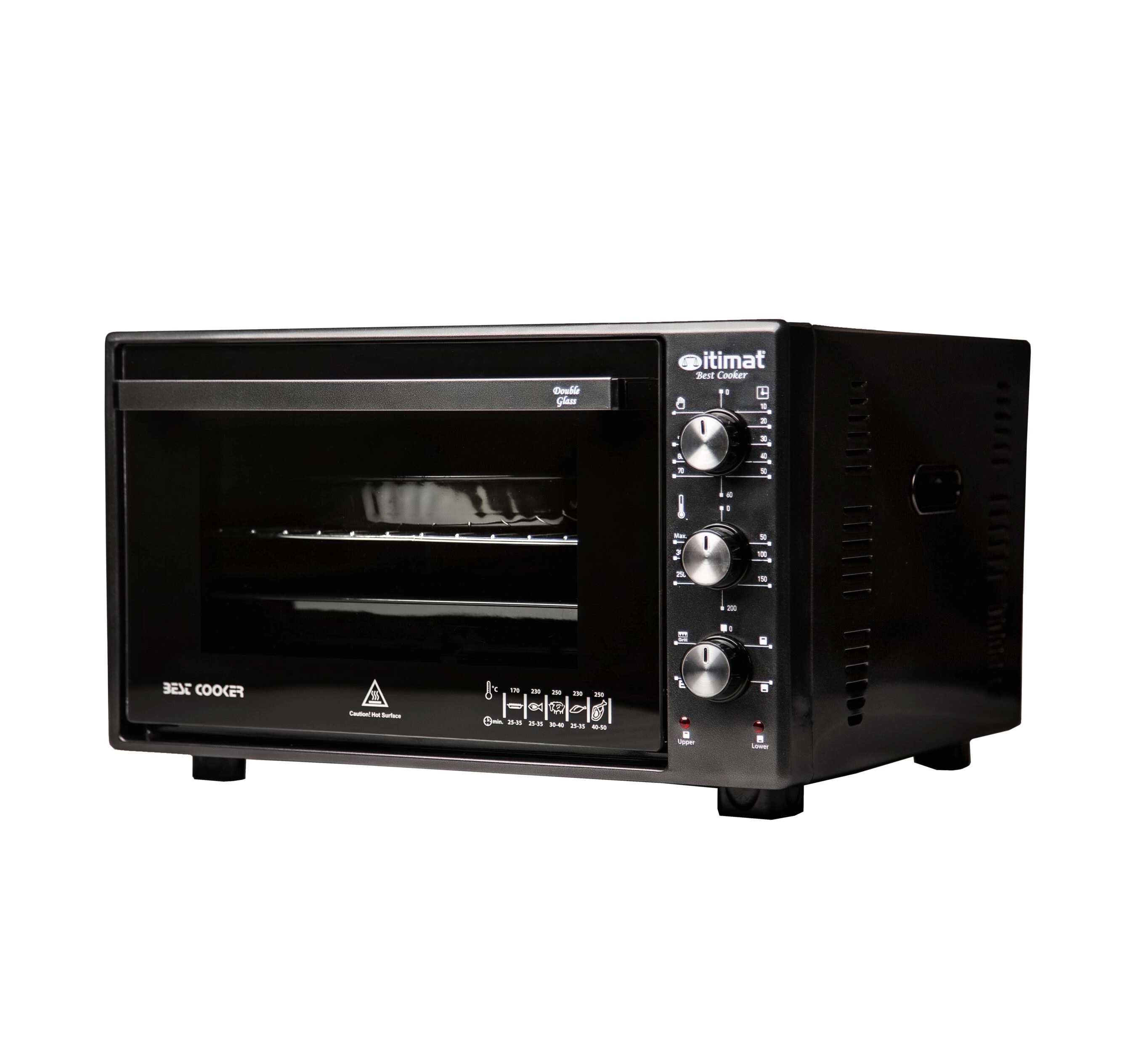 Мини-печь Itimat I-08DCG 36L (с грилем) Мокрый асфальт - фото №2 Мини-печь Itimat I-08DCG 36L (с грилем) Мокрый асфальт купить