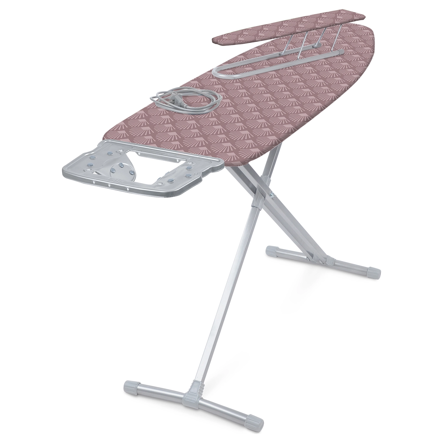 Гладильная доска Nika тефлон НТ10+/8 принт "С ракушками пудровый" купить