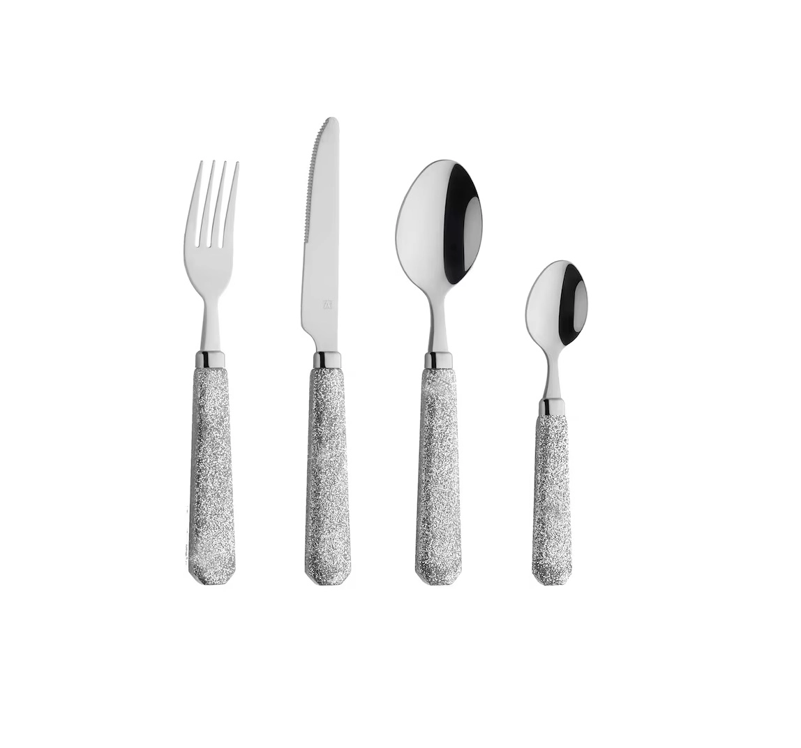 AMEFA "Glitter Silver 24" oshxona anjomlari to'plami, 2266SIT006C40 sotib olish