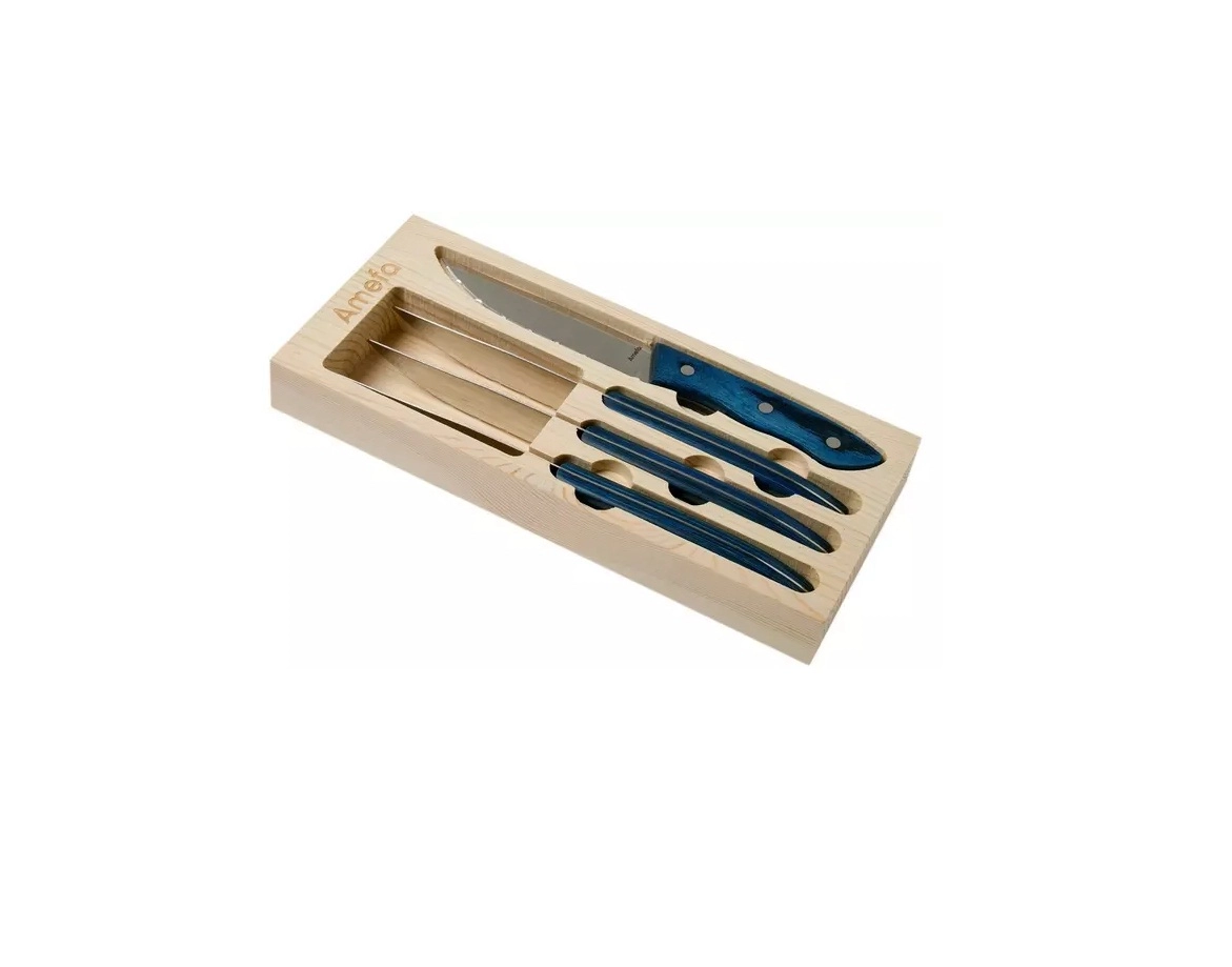 Набор Стейк-ножей Amefa Hercule XL Steak Set Blue 4, 4917BLWA07SK8 в Узбекистане