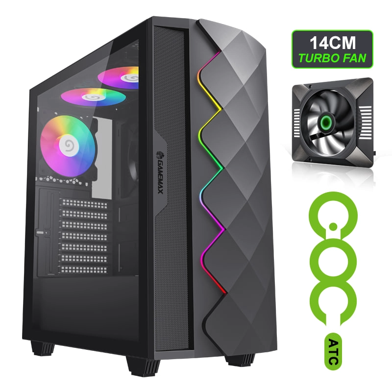 GameMax DIAMOND CP Black kompyuter korpusi sotib olish