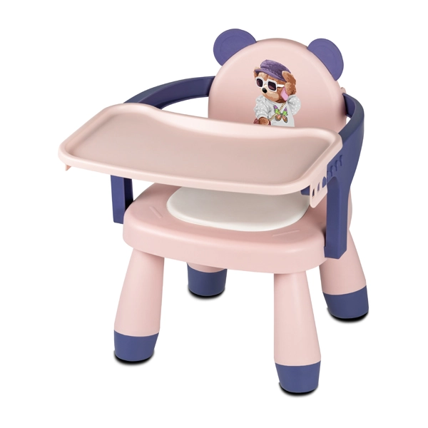 BQ BCH003 pushti rangli ovqatlantirish uchun stulcha sotib olish