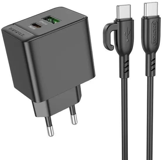 BOROFONE BAS14A USB-C to USB-C kabelli zaryadlash qurilmasi sotib olish