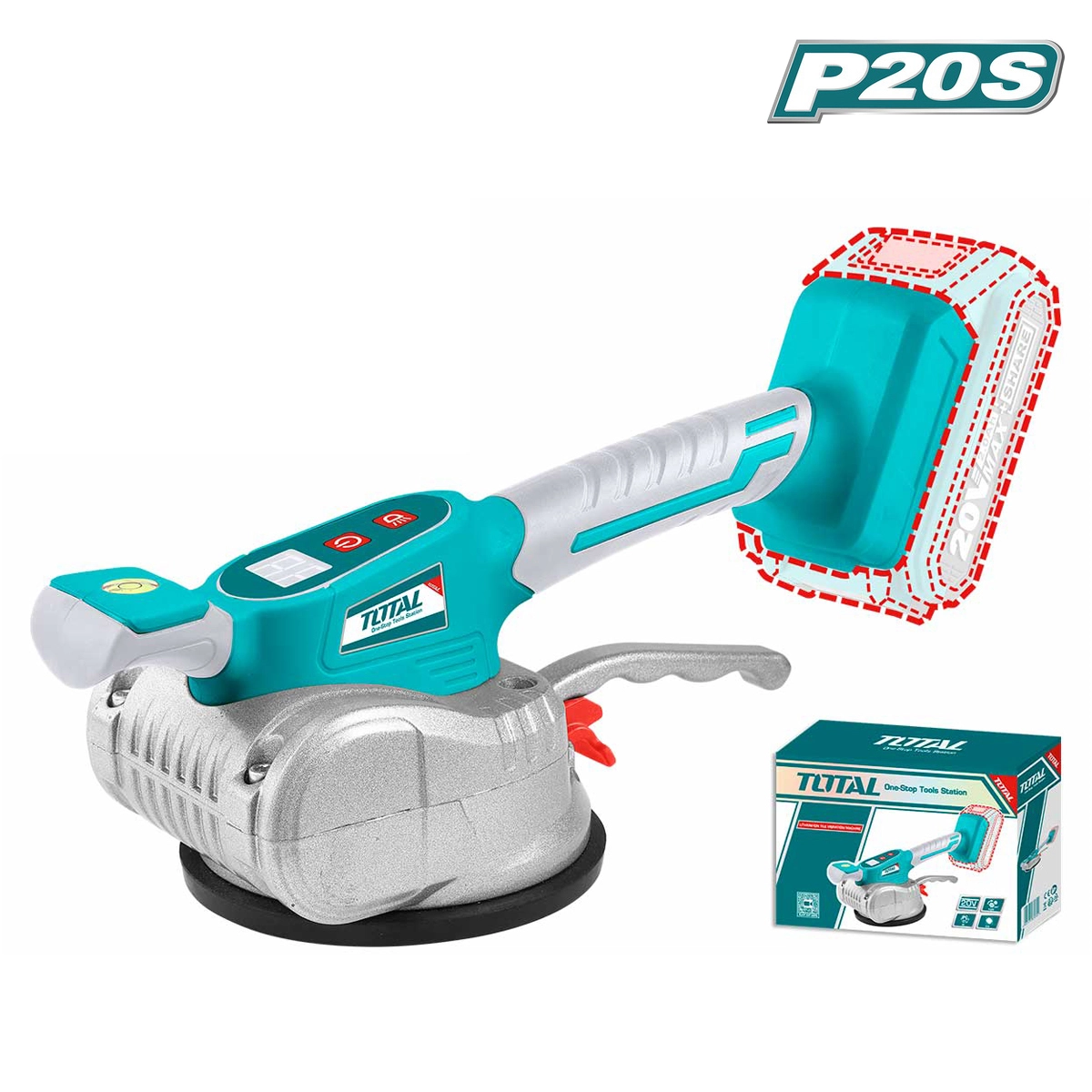 Виброприсоска для плитки TOTAL TTVLI2010 купить