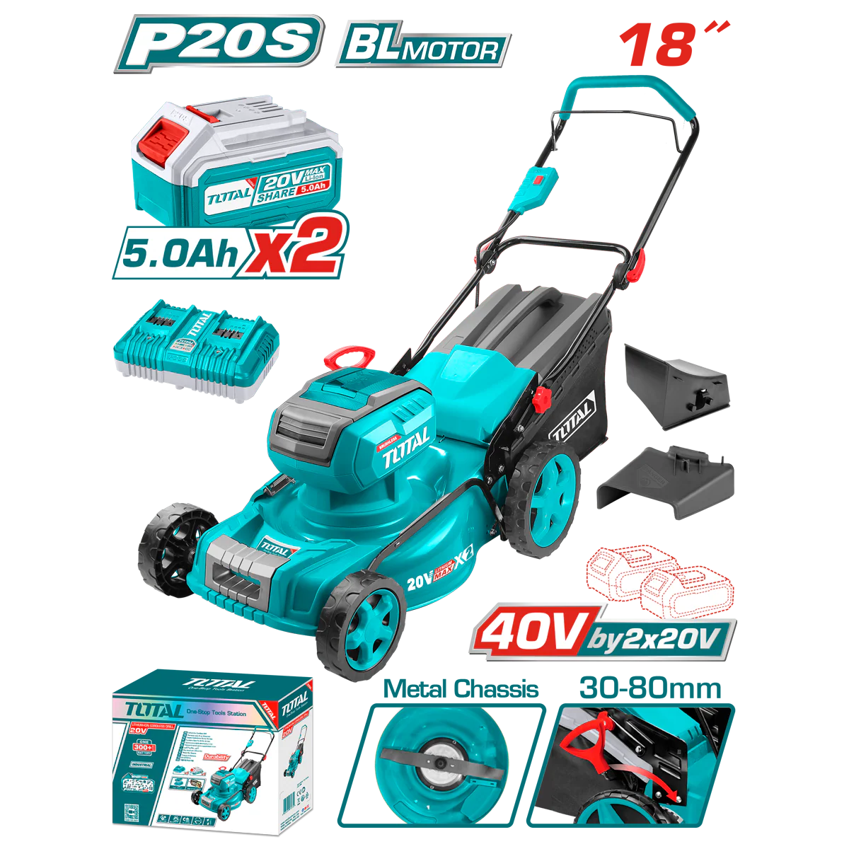 TOTAL TLMLI20186 akkumulyatorli maysa o‘rish mashinasi sotib olish