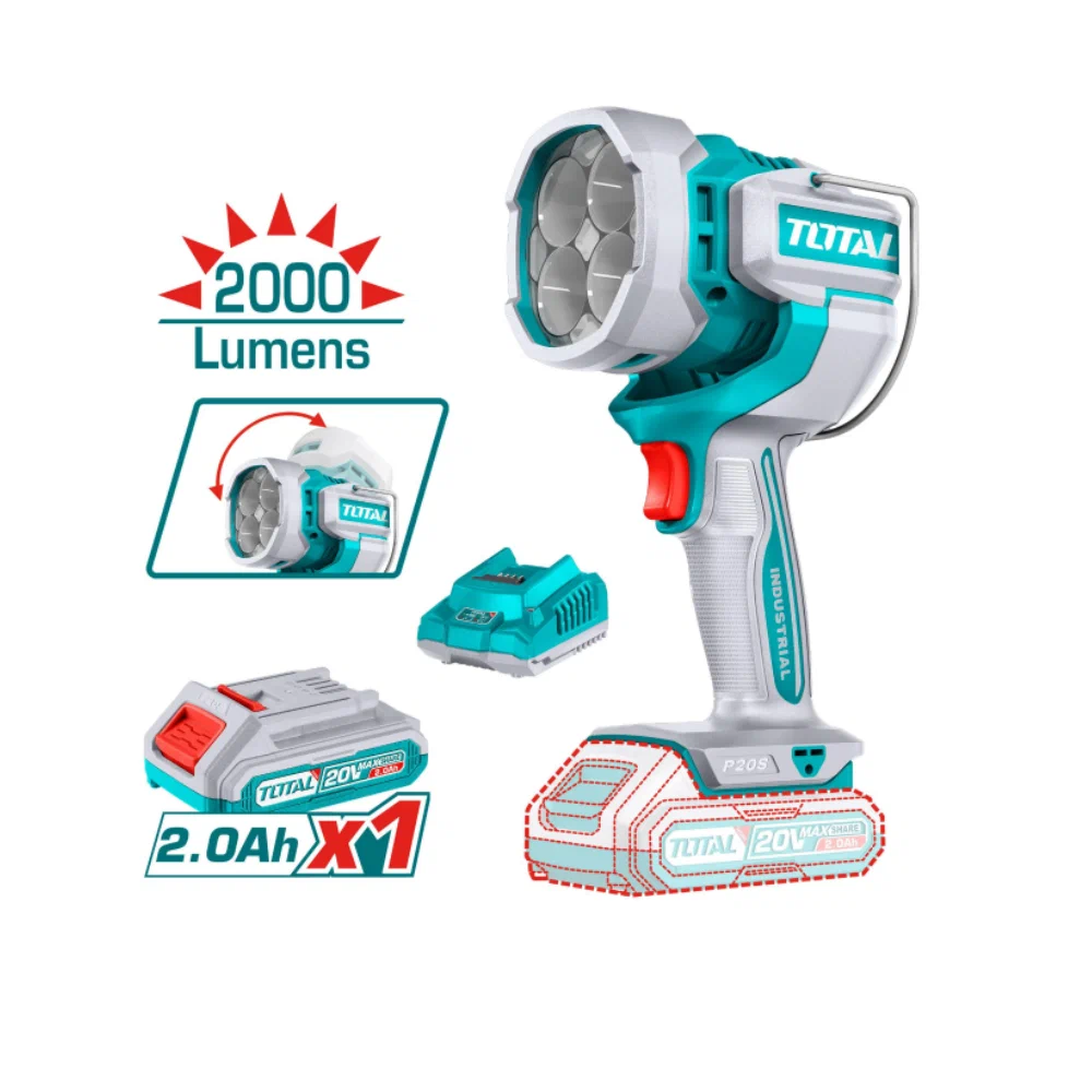 Фонарь аккумуляторный TOTAL TWLI20881 sotib olish