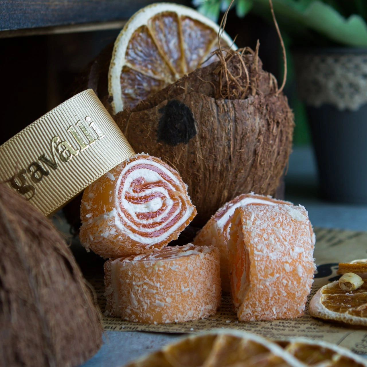 Gavalli apelsin sarma lokumi, 1 kg sotib olish