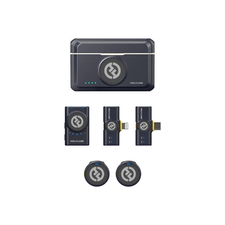 Hollyland Lark M2 Combo  Type-C ( dual mic ) simsiz mikrofon tizimi sotib olish