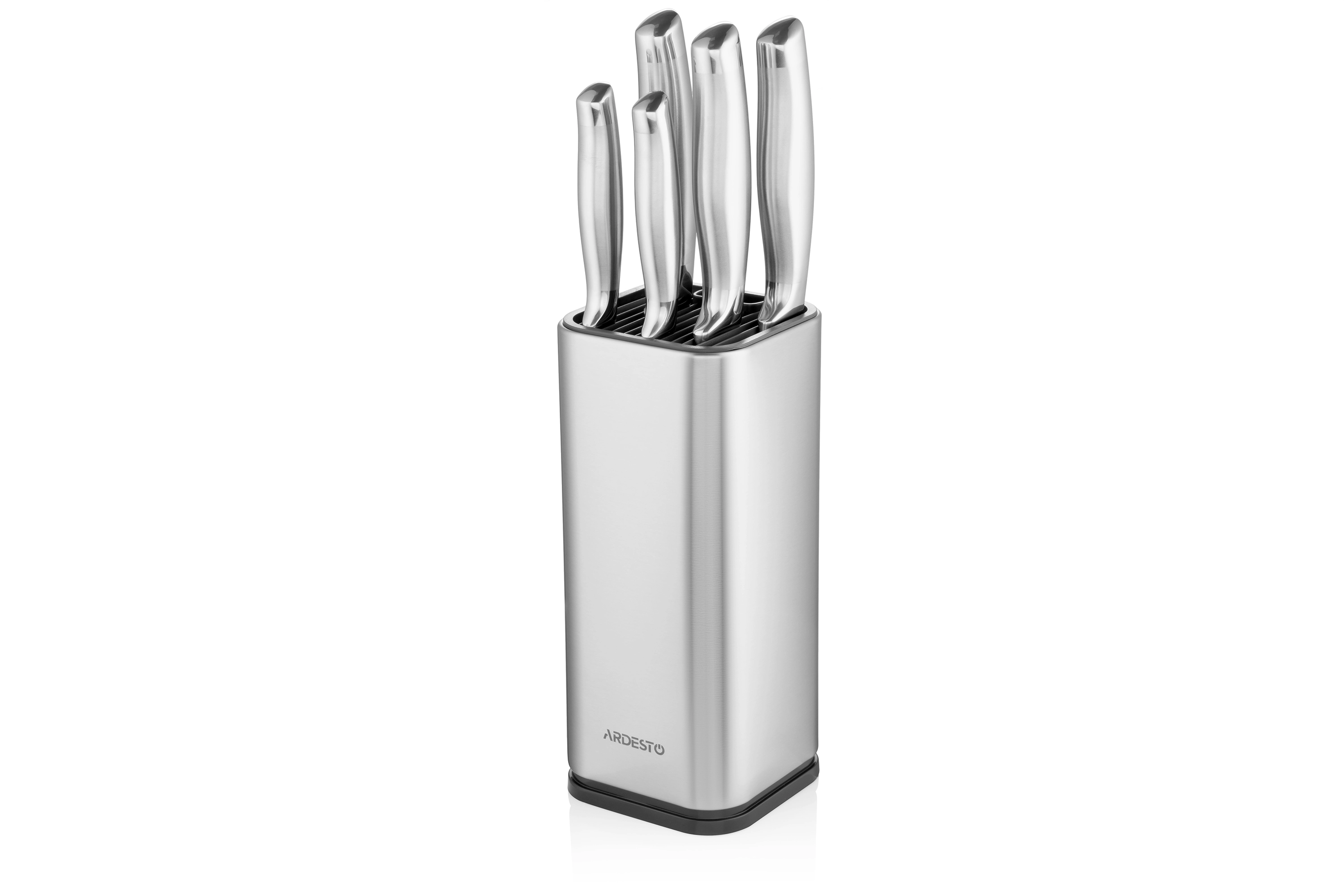 ARDESTO Gemini 6 dona pichoq to&lsquo;plami, zanglamaydigan po&lsquo;lat, plastik (AR2106SS) sotib olish