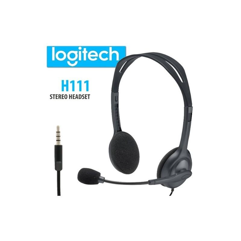 Проводные наушники Logitech H111, Black купить