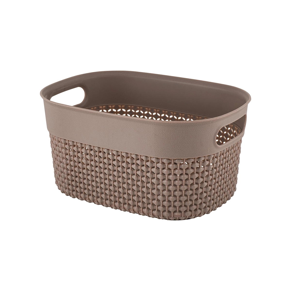 Корзина для хранения с крышкой OSLO, 12л шоколадный мокко рассрочка